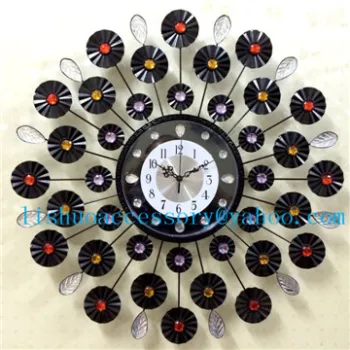 LISHUO specials contemporary and contracted sitting room art large European fashion creative clock personality mute quartz clock