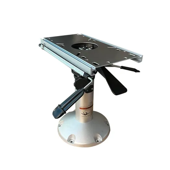 Adjustable Marine Aluminum Boat Seat Pedestal Slide Rail