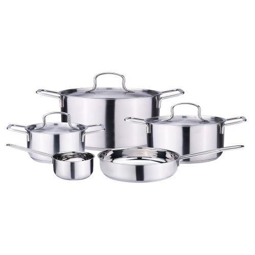 8 pezzi Easy Storage Pots e Pans Cuisine Pentole