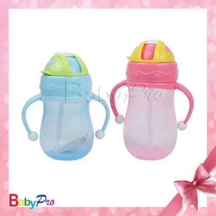 China alibaba supplier good quality baby item colorful baby training cup nipple cup with straw cute baby cup