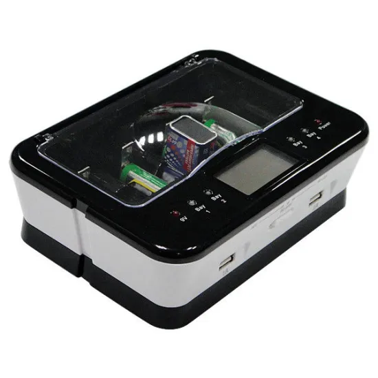 Multi Usb Alkaline Battery Recharger For Aaa Aa C N D 9v Batteries
