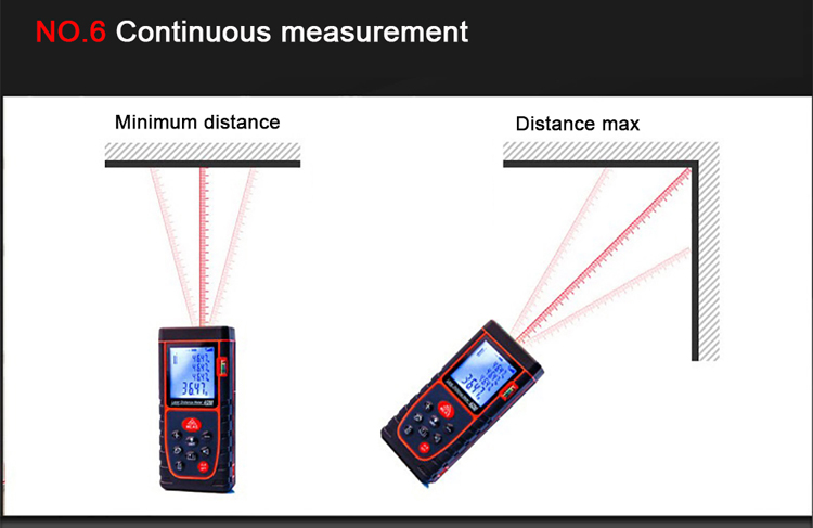 continual measure laser distance meter