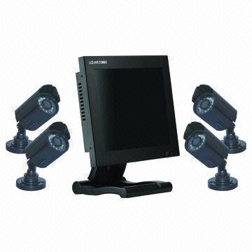 12-inch LCD/DVR Combo System with 700TVL High Resolution, Sony CCD Metal Camera, Real Plug-and-play