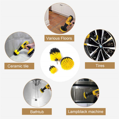 Nylon Scrubber Drill Brush Kit Στρογγυλή βούρτσα καθαρισμού