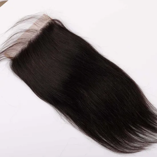 Wholesale 100% Human Hair 6*6 closure human hair Unprocessed Virgin Brazilian straight Hair Extension body wave