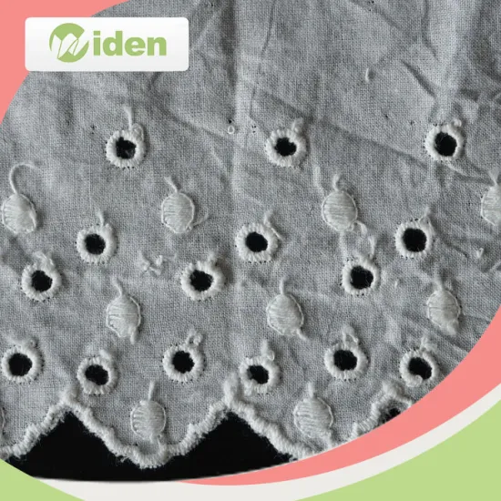 9 CM Polished Fabric Lace White Swiss Cotton Voile Lace