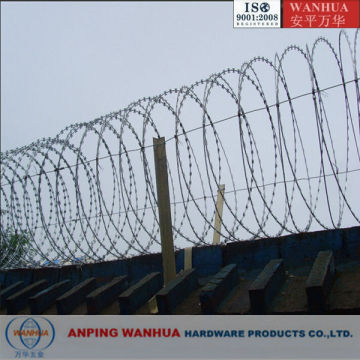 Hot Sell Electric Galvanized Razor barbed wire Mesh Fence ( Professional factory ISO9001)