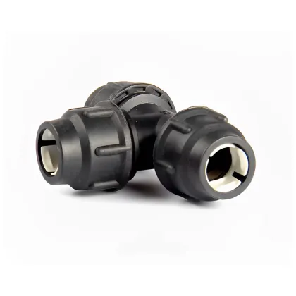 Irrigation Quick Tee Connector PE Compression Fittings