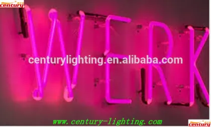 classic chinese factory werk neon sign