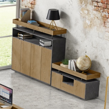 WESOME Foshan Shunde Factory Office Furniture Modular Wooden Filing Storage Cabinet