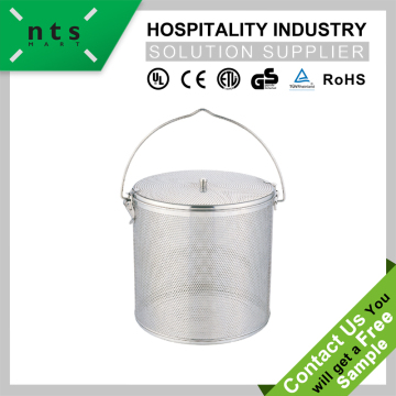 hotel and kitchen stainless steel soup filter bucket