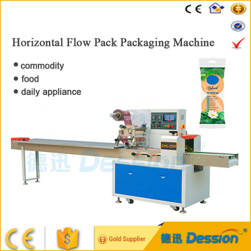 Women make special products packaging machine