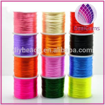 Wholesale Mixed colorful Crystal elastic line/cord/thread/wire for handmade DIY Jewelry