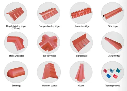 plastic ridge tile for roof/ top ridge
