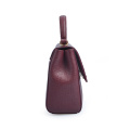 Embossed Floral Wine Leather Art Handcrafted Tooled bag