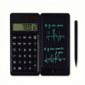 Multi-Function Black Calculator With Notepad