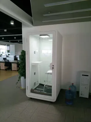 Exhibition soundproof booth phone call silence cube