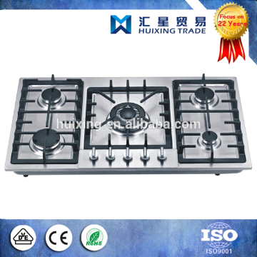 304 & 201 Stainless Steel Panel of Built-in 5 Burners Gas Stove Panel/Built-in Gas Stove Panel /Gas Cooktops