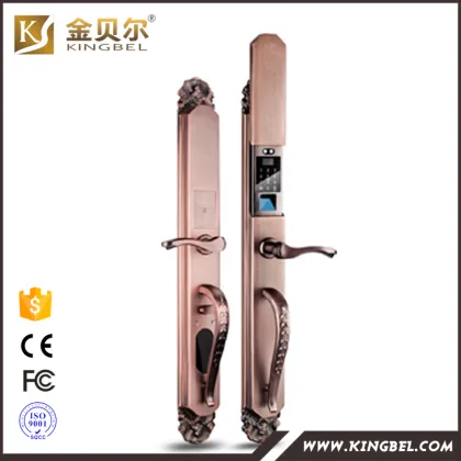 Top quality high security passcode fingerprint remote control door lock