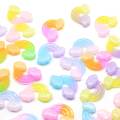 100pcs Gradient Color Resin Cloud Flatback Cabochon Miniature Art DIY Scrapbooking Hair Bow Center