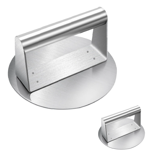 Commercial Stainless Steel 18/8 Round Burger Smasher