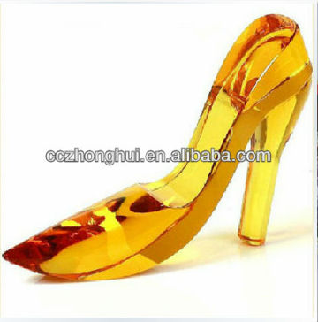 clear crystal wedding shoes