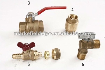 Exquisite workmanship brass ball valve