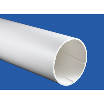 Material de oleoduto em espiral dentro da parede sólida