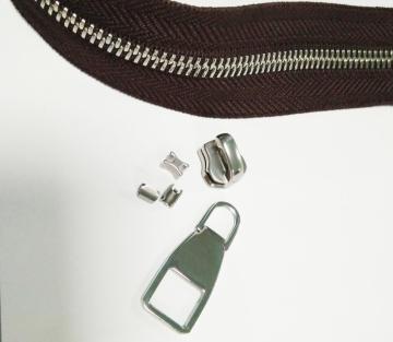 High Strength Metal Zipper Stops for Leather products