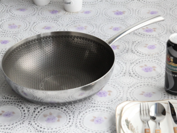 Healthy and Safe Stainless Steel Wok