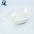 Hot sale household dinner tableware fish shape plate