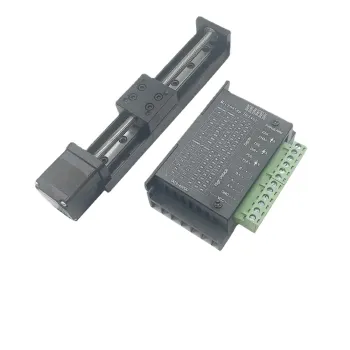 Mini T-Type Sliding Table Rail, Nema11 28mm Stepper Motor Driver Kit for XYZ Axis CNC 3D Printer