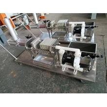 Small manual Laboratory filter press