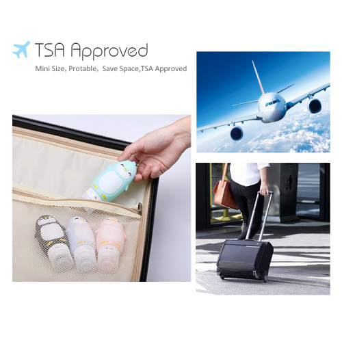 Colorful Silicone Travel Refillable Cosmetic Bottle