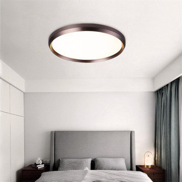 Light de plafond LED moderne de luxe nordique rond