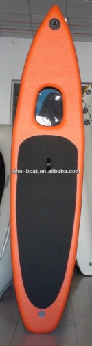 inflatable SUPpaddle board with hole