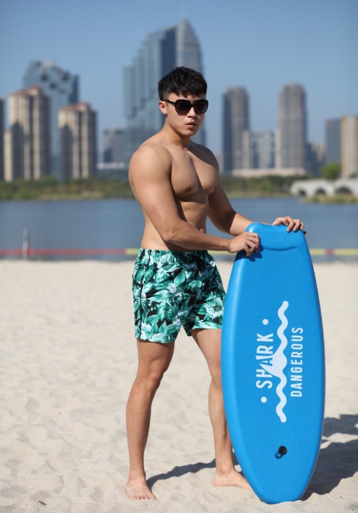 100% Polyester Quick Dry Full Elastic Swim Shorts