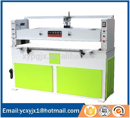 Hydraulic plane leather shoe making cutting machine