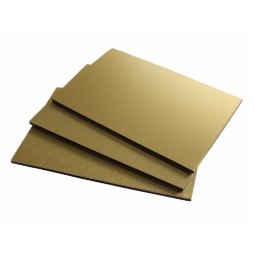 Brushed Golden ACM Sheet