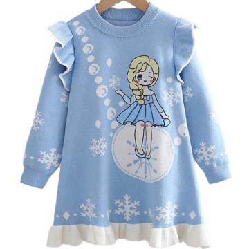 Vestito maglione per bambini personalizzato Winter Cartoon Boy