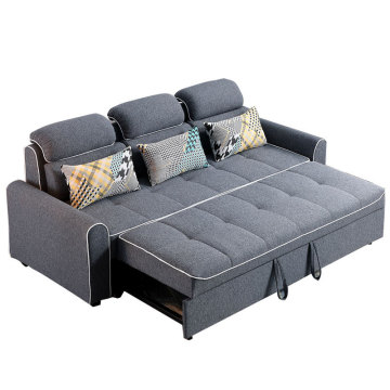 Kraftfabrik moderne Wohnzimmermöbel: Dreisitztechno-Cloth-Sofa mit faltbaren und multifunktionalen Merkmalen