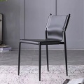 Yemek sandalyesi modern mobilya renkli deri kapak foshan Çin sandalye