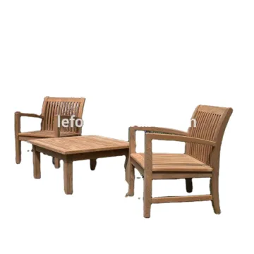 Teak Frame Outdoor Garden Table and Chair Set