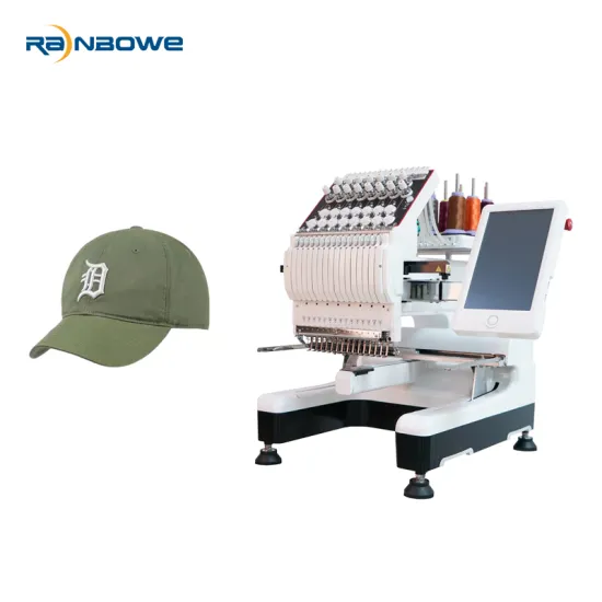 Table Top Single Head and Multi Needle Embroidery Machines for Customized Baseball Caps