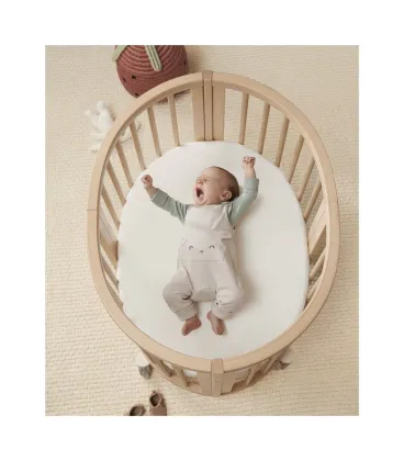 Round high end crib mattress for small size cribs