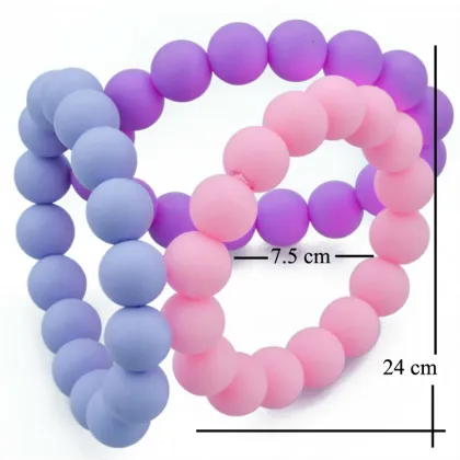 Soft Silicone Beads for jewelry/Baby silicone teeth braces