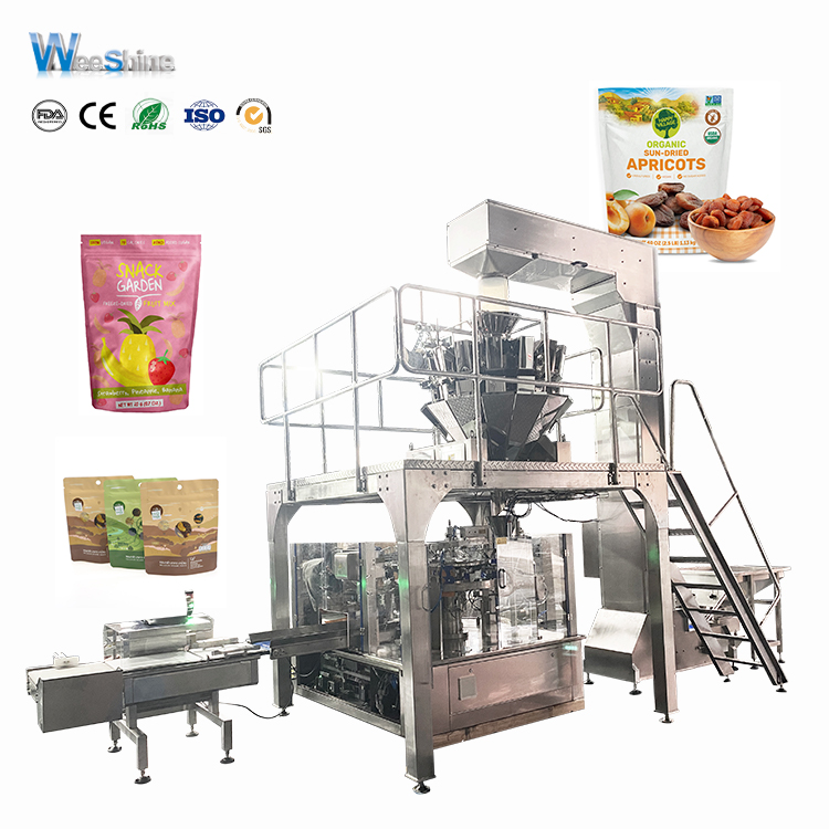 Automatic Dry Fruit Doypack Premade Pouch Packing Machine