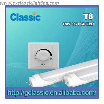 Hottest lighting 4 feet led tube light 18w led video zoo tube
