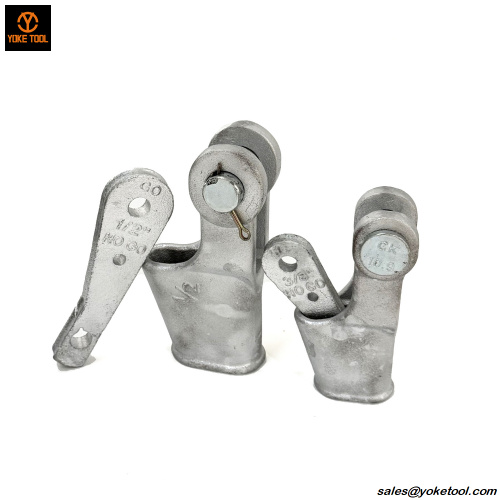 Acero de molde el 1/2" 3/8" zócalo abierto de la cuña de la cuerda de alambre galvanizado