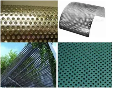round hole perforated metal sheet use